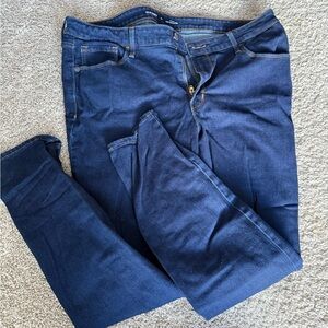 Old Navy Women's Deep Indigo mid Rise Pop Icon Skinny Jeans